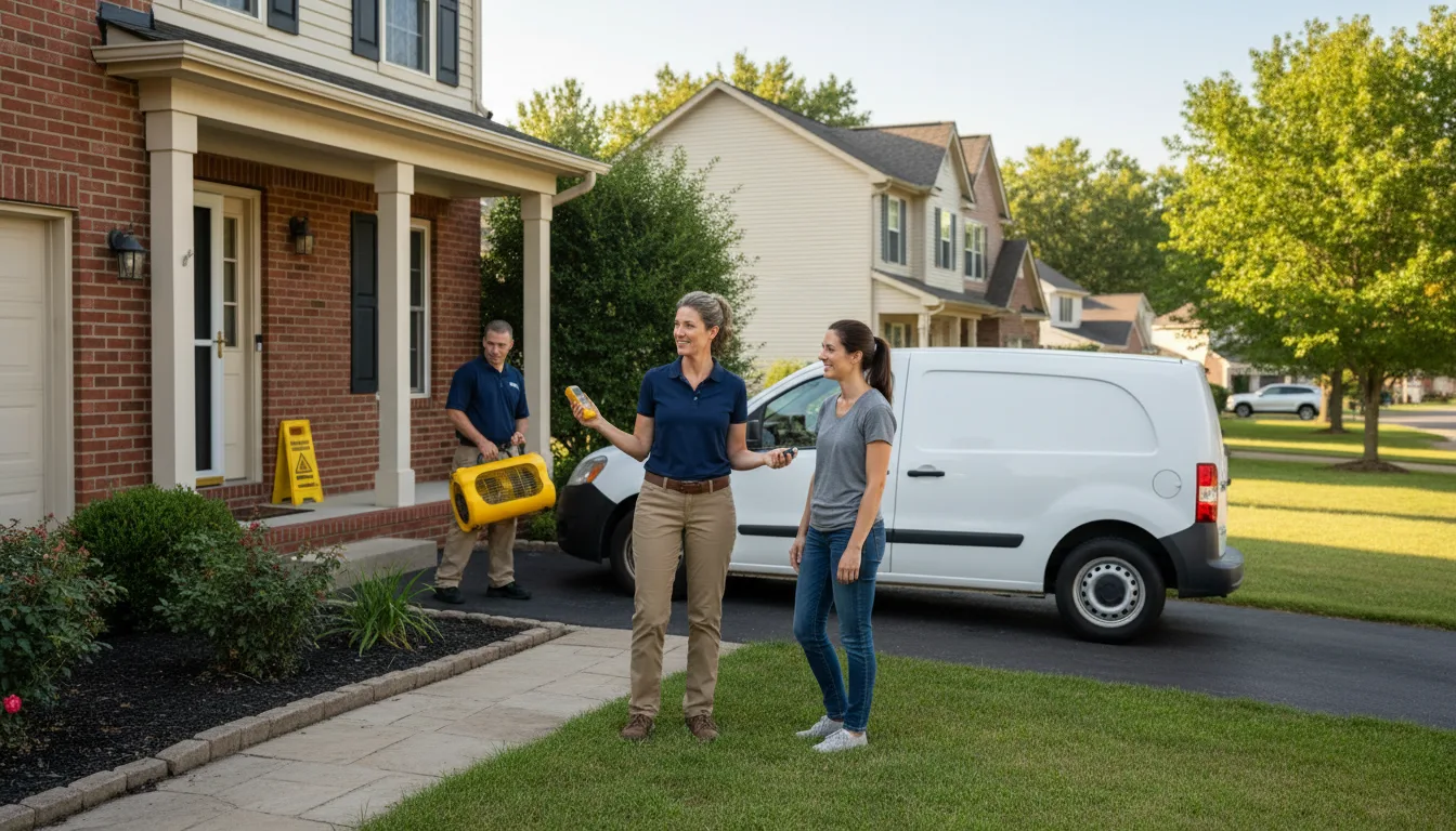 Residential water damage restoration in Scottsbluff, NE